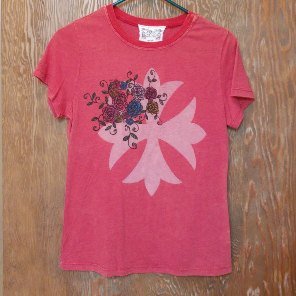 G Girl red t-shirt
